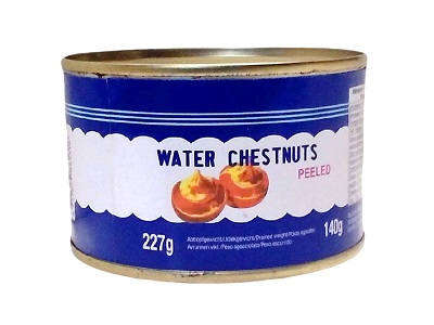 Water chestnuts in acqua AEF 227g.